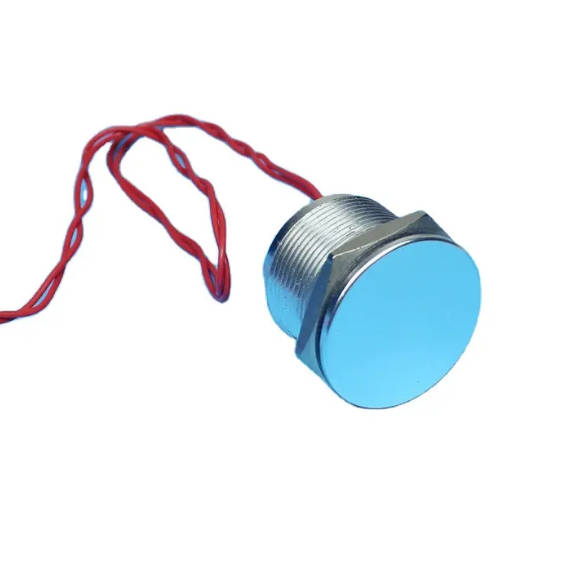 Concave Button Illuminated Latching Piezo Switch