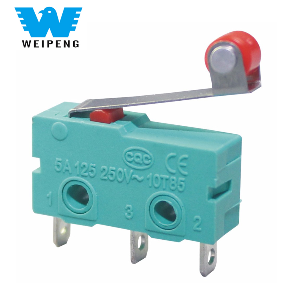 Micro Switch For Equipments Roller Lever